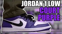 AIR JORDAN 1 LOW COURT PURPLE 2020 REVIEW + ON FEET & RESELL PREDICTIONS