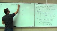 Prealgebra Lecture 2.4: Multiplying and Dividing Integers