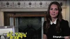Kate Middleton delivers first video message