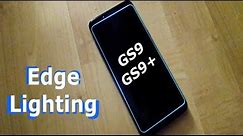 Galaxy S9/S9+ Edge Lighting Tutorial & Review