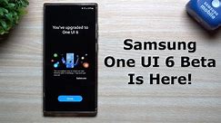 Samsung One UI 6.0 Beta With Android 14 Is Here! What's New & How to Sign Up