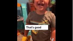 Kid makes parents laugh with his "unique" vocabulary