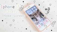 Make your Iphone 7 aesthetic 🎄minimalist setup ❄/ Jan