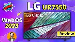 LG UR7550 Review 2023 UHD WebOS Smart TV || Best 43 Inch 4K TV