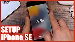 How To Setup The iPhone SE 3 Tutorial - How To Setup A New iPhone SE