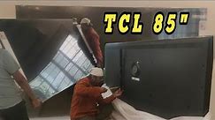 TCL 85 INCH 4K TV WALL MOUNTING | 85 INCH QLED TV WALL MOUNTING | FIXABLE BRACKET | TV FITTING | TV
