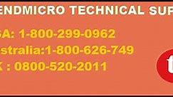 Trend Micro Technical Support Phone Number #1-800-299-0962