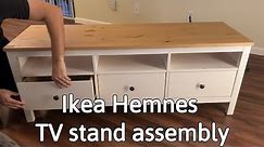 Ikea Hemnes TV Stand Assembly