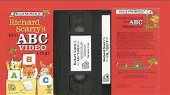 Richard Scarry's Best ABC Video Ever! 1989 VHS (Rare 1991 Promo Reprint) 720p60