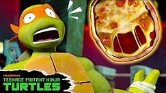 Mikey's Pizza Tries To EAT HIM! 🍕 | Full Scene | TMNT