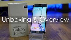 Samsung Galaxy S6 Edge Unboxing & Hands On Overview (in 4K)