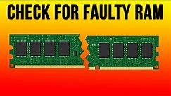 How to Use the Windows Memory Diagnostic Tool to Check for Problems with Your RAM