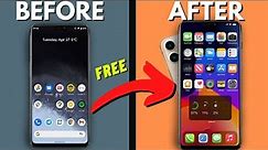 How to Turn Android into an iPhone 15 COMPLETELY! (no root)