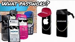 What password? Nokia vs Samsung vs iPhone