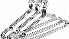 TIMMY Wire Hangers 30 Pack Stainless Steel Strong Metal Wire Hangers Clothes 16.5 Inch