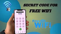 Free wifi secret code