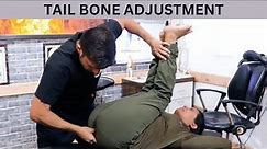 How to treat #TAIL BONE PAIN? #sacrumadjustment | best Chiropractic treatment in india