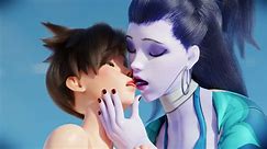 Widowmaker and Tracer [Overwatch] - Ent_duke