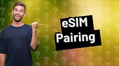 Can I apply the same eSIM on an iPhone and Apple Watch so they work simultaneously?