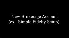 New Brokerage Account