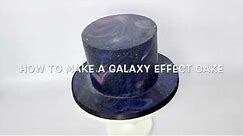 How to make a ‘fondant galaxy effect’ cake