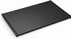 ICEGONE Defrosting Tray Thawing Tray for Frozen Meat - Miracle Thaw Defrosting Tray Original Thawing Plate - Advanced Rapid Meat Defroster Tray (Black)