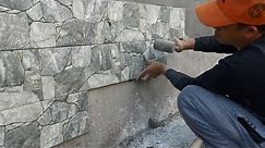 Techniques For Installing Decorative Ceramic Tiles On Concrete Wall - Install Ceramic Tiles Steps