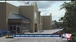 More questions about mysterious Walmart closings