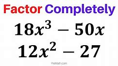 How to Factor Binomial Expressions - Fast & Easy Method