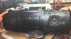 Sirius SUBX1 Boombox disassembly Obaid's electronics