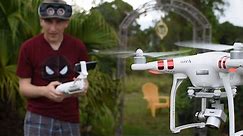 Using GEAR VR to pilot a PHANTOM 3 Drone