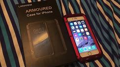Lanhiem iPhone Heavy Duty Shockproof Tough Armour Metal Case - Unboxing and Review