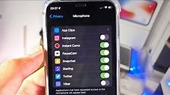 ANY iPhone How To Turn ON Microphone Access! [& turn off]