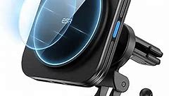 ESR for MagSafe Car Mount Charger (HaloLock), 15W Magnetic Wireless Car Charger, Compatible with MagSafe Car Charger, Air Vent/Dashboard Phone Holder Mount for iPhone 15/14/13/12, Fast Charging, Black
