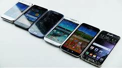 Samsung Galaxy S6 vs S5 vs S4 vs S3 vs S2 vs S1 Drop Test!