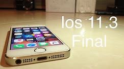 Iphone 5s  ios 11.3 Final vs ios 11.2.6 #benchmark!#