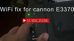 canon pixma e3370 wifi connection set up and fix guide #canonpixma