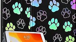 Uppuppy for iPad Air 3rd Generation Case, for Apple iPad Pro 10.5 Inch Case Cute Kids Boys Women Teen Girls Kawaii Paw Print Pretty Unique Design Folio Cover for iPad Air 3 Gen 2019, Pro 10.5 Cases