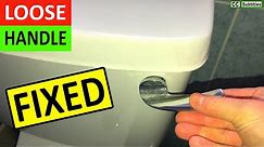 How to Fix a Loose Toilet Handle Flush Lever