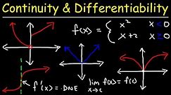 Continuity and Differentiability