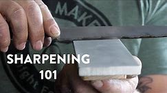 BLADESMITHING | How To Sharpen Your Kitchen Knives | Basics