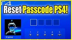 How to Reset Passcode on PS4 Account & Login! (Fast Method!)