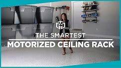 The Smartest Motorized Ceiling Rack | Garage Storage Lift By Gorgeous Garage