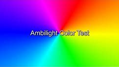 Ambilight Color Test