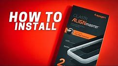 How To Install A Screen Protector Correctly | Spigen Alignmaster Tutorial