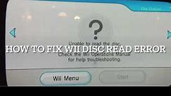 Nintendo Wii Disk Read Error QUICK FIX