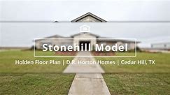 D.R. Horton Homes - Stonehill Holden Floor Plan Cedar Hill, TX