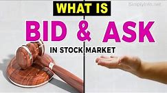 What is bid/ask and spread in the stock market? | Bid, Ask spread in stock market explained
