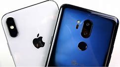 iPhone X vs LG G7 ThinQ Camera Comparison!