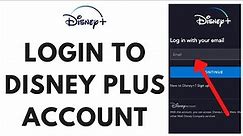 How to Login to Disney Plus Account Online | Disney Plus Login | DisneyPlus.com Sign In